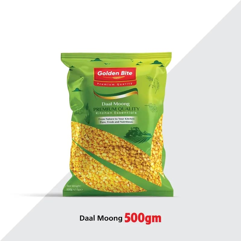 Golden Bite Daal Moung Washed (500g)